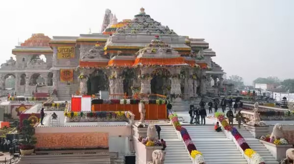 Ayodhya Ram Mandir Pran Pratishthan: प्राण प्रतिष्ठा शुरू, यहां देखें 