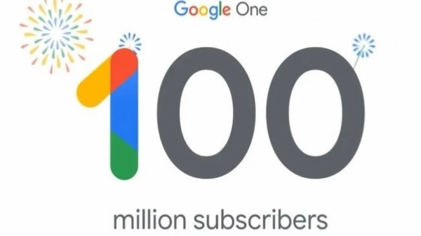 Google One ने 100 मिलियन सब्सक्राइबर्स को पीछे छोड़ा