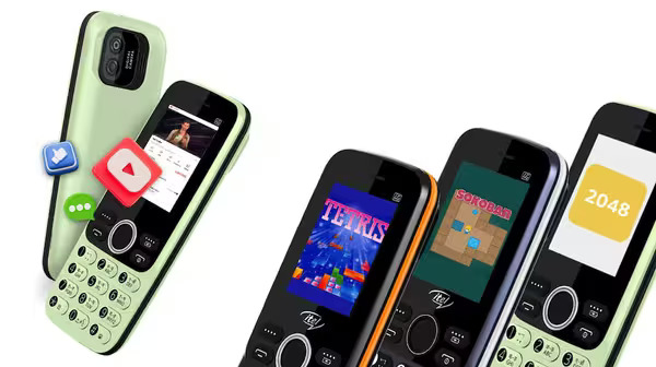 Youtube, UPI पेमेंट सपोर्ट के साथ Itel का नया फीचर फोन लॉन्च Youtube, UPI पेमेंट सपोर्ट के साथ Itel का नया फीचर फोन लॉन्च