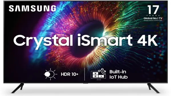 Samsung ने भारत में Crystal 4K TV सीरीज किया लॉन्‍च, जानिए कीमत  