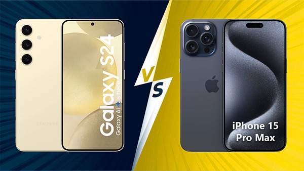 Samsung galaxy s24 vs iPhone 15 pro max: आपको कौन सा खरीदना चाहिए?