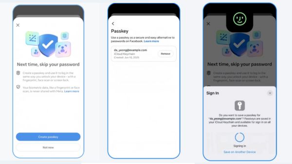 Facebook में Passkey से होगा लॉगिन, खत्म हुई पासवर्ड याद रखने की झंझट
