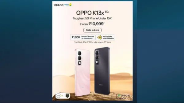 सस्ते फोन सेगमेंट में ड्यूरैबिलिटी का नया बेंचमार्क बना OPPO K13x सस्ते फोन सेगमेंट में ड्यूरैबिलिटी का नया बेंचमार्क बना OPPO K13x