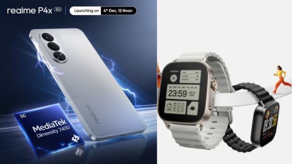 realme P4x और realme Watch 5 भारत में 4 दिसंबर को लॉन्च