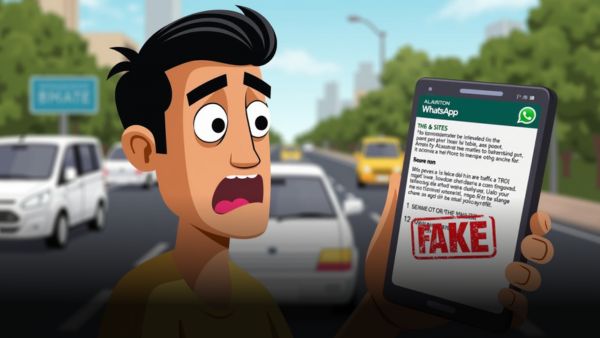 WhatsApp पर चल रहा फेक RTO चालान स्कैम ट्रेंड
