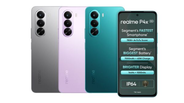 7000mAh बैटरी और 144Hz डिस्प्ले वाला Realme P4x 5G लॉन्च
