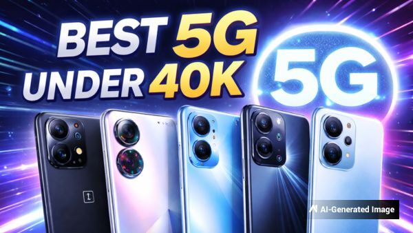 7 Smartphones Under 40K: बड़ी बैटरी और दमदार कैमरा वाले टॉप 7 ऑप्शन 7 Smartphones Under 40K: बड़ी बैटरी और दमदार कैमरा वाले टॉप 7 ऑप्शन