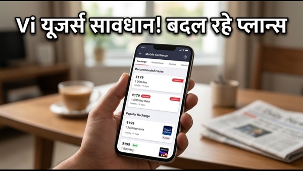 Vi के सस्ते रिचार्ज प्लान्स में बड़ा बदलाव