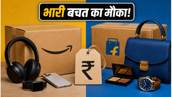 Amazon-Flipkart डील्स: ऐसे बचाएं हजारों रुपये Amazon-Flipkart डील्स: ऐसे बचाएं हजारों रुपये