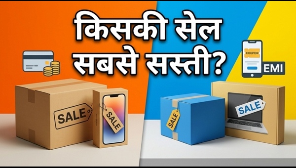 Amazon Vs Flipkart: सेल में बंपर डिस्काउंट