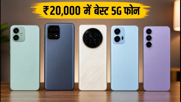 ₹20,000 से कम में बेस्ट 5G फोन