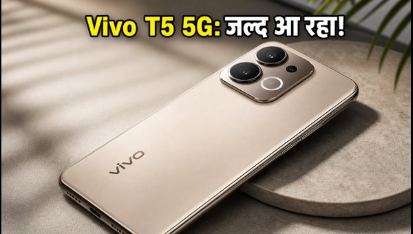 Vivo T5 5G: फ्लिपकार्ट पर लाइव, जानें फीचर्स Vivo T5 5G: फ्लिपकार्ट पर लाइव, जानें फीचर्स