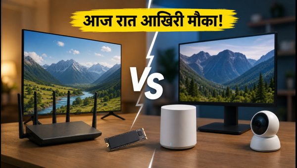 Amazon Vs Flipkart: आज रात खत्म हो रहे ऑफर्स Amazon Vs Flipkart: आज रात खत्म हो रहे ऑफर्स