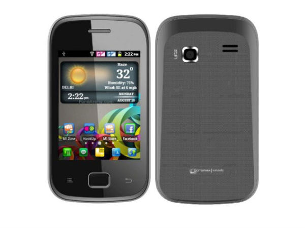 Micromax Smarty A25 