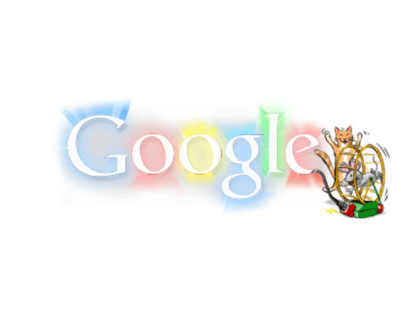 Happy Holidays Google Doodle 2005