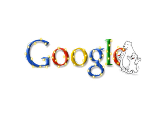 Happy Holidays Google Doodle 2001