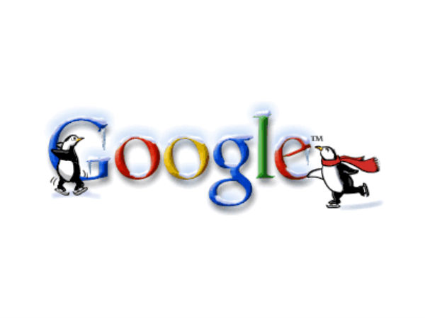 Happy Holidays Google Doodle 2000