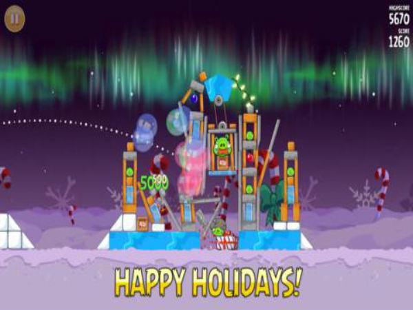 Angry Birds Seasons Christmas Update 
