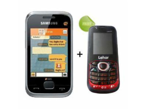 Samsung C3312 Champ deluxe + Lehar Loot Mobile Combo