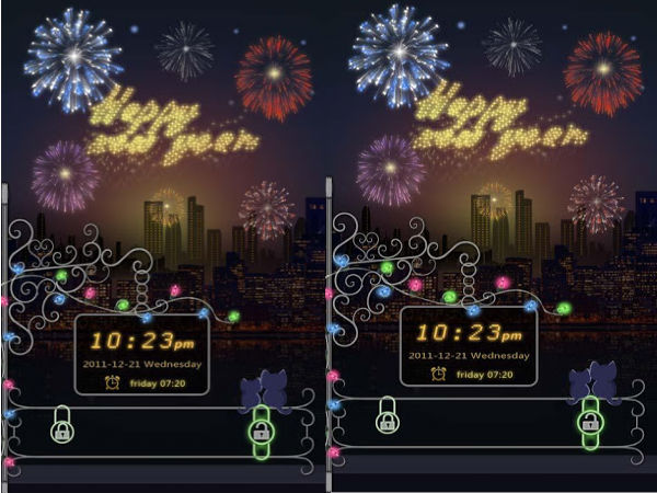 GO Locker Happy New Year Theme