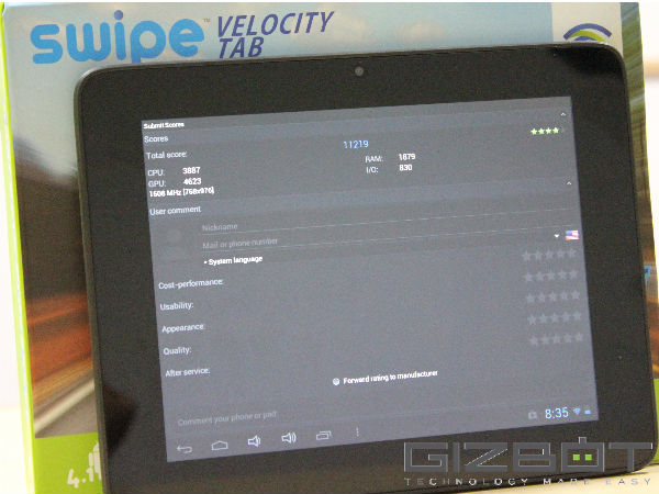 Swipe Tablet Review Images 