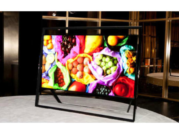 Samsung 85-Inch 4K 'Floating' Television
