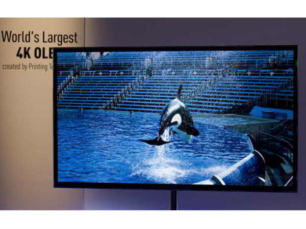 Sony 56-Inch 4K OLED TV Prototype