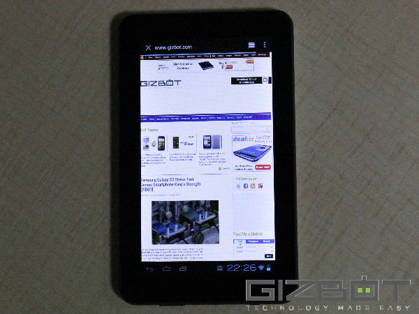 Mercury mTab 7 Review Images
