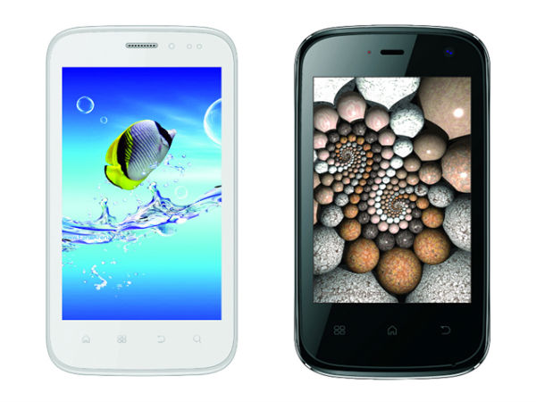 Intex Aqua Flash and Aqua Trendy 
