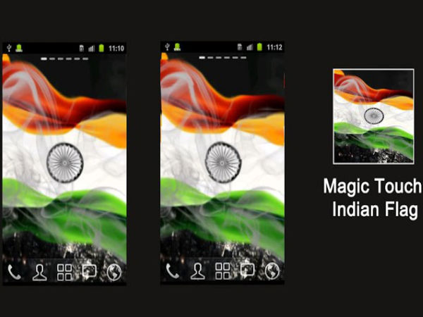 Magic Touch Indian Flag