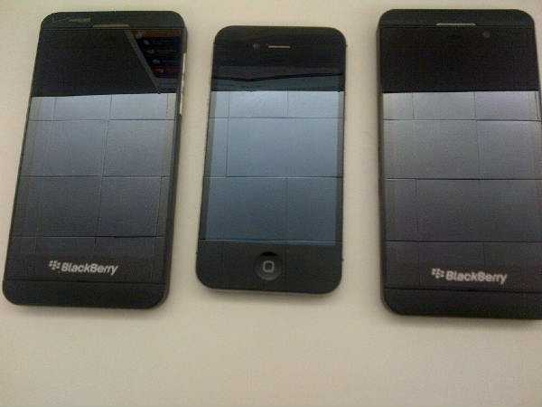 BlackBerry X10 Z10 and iPhone 5