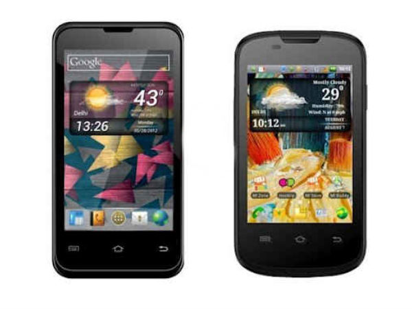 Micromax Ninja 4.0 A87 + Micromax Ninja 3 A57(Black):