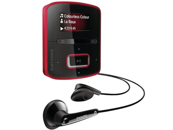Philips 4GB Raga MP-3 Player- Red: