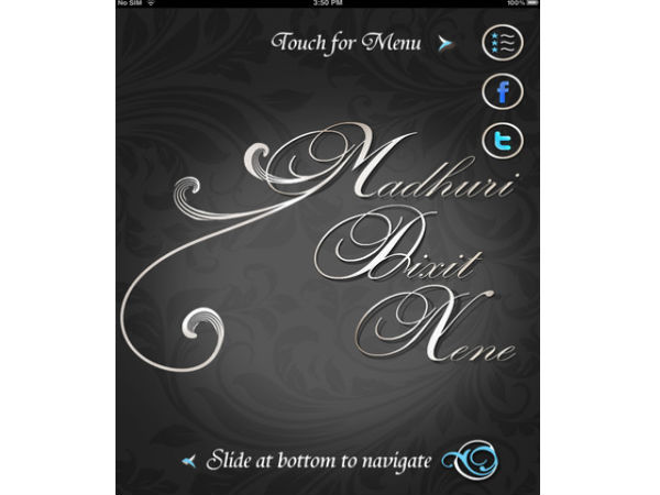 iPad receives Madhuri Dixit app in HD