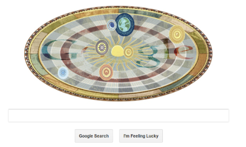 Google Pays Tribute to Nicolaus Copernicus With Animated Doodle Google Pays Tribute to Nicolaus Copernicus With Animated Doodle