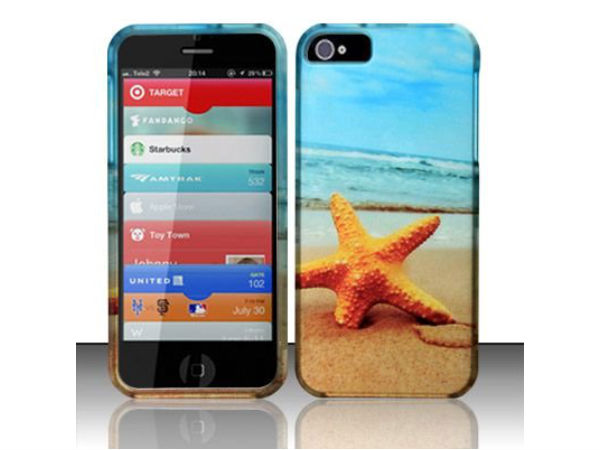 Sand Beach Rubberized Hard Cover Phone Case for iPhone 5 Accessory NEW