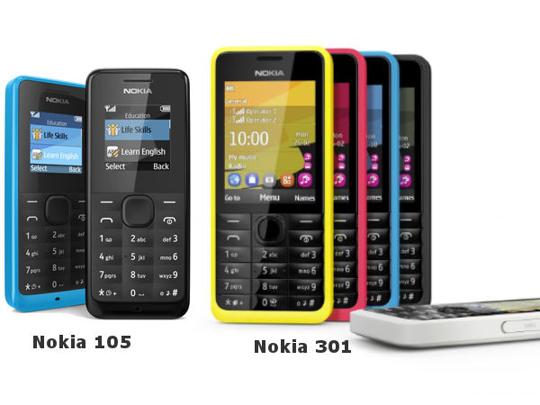 Nokia 301, Nokia 105 