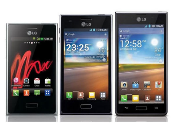 LG Optimus L3 2, L5 2 and L7 2 