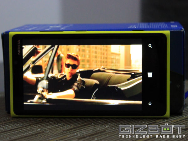 Nokia Lumia 920 media player