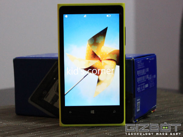 Nokia Lumia 920 Kids Corner