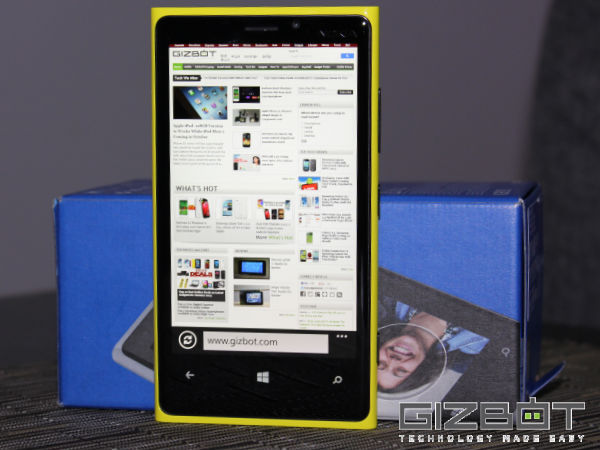 Nokia Lumia 920 Internet