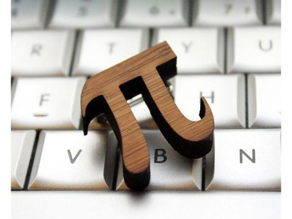 Pi Brooch