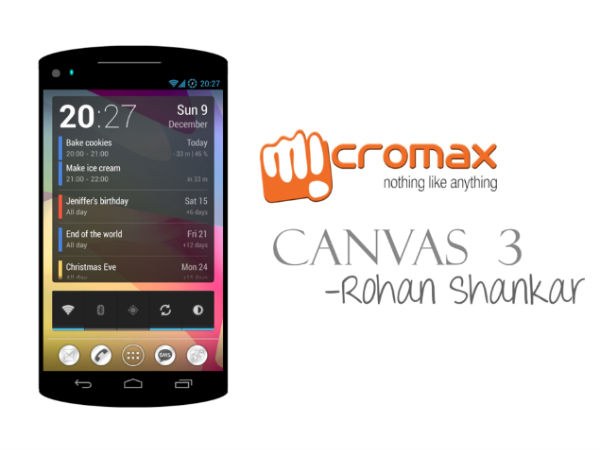 Micromax A120 Canvas Pro HD Concepts