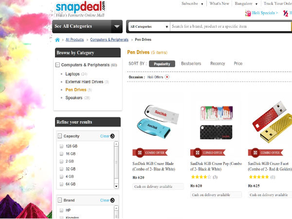 Multi Color Pendrive: