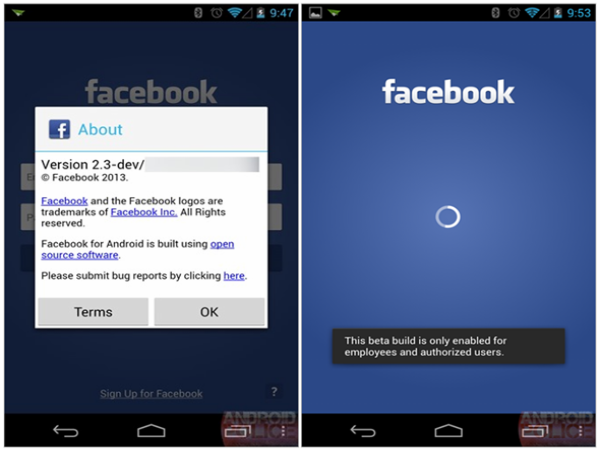 Facebook Home Leak Shots 