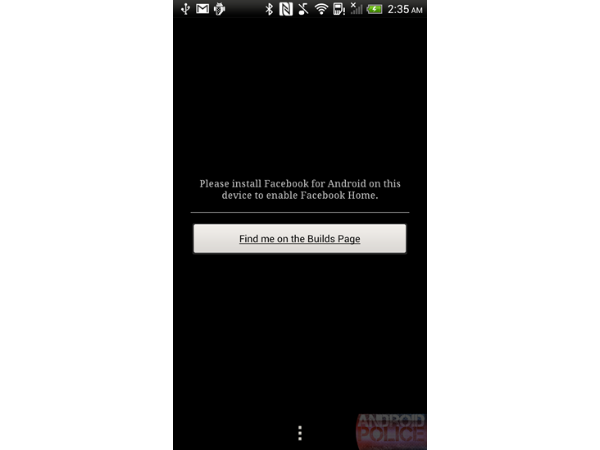 Facebook Home Leak Shots 