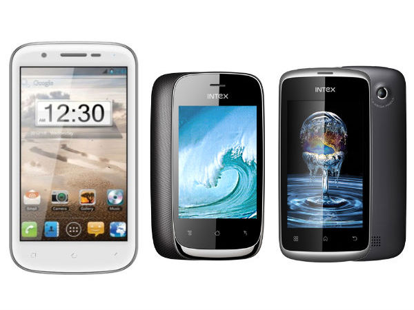 Intex Aqua Wonder Quad Core, Marvel+ and Swadesh 
