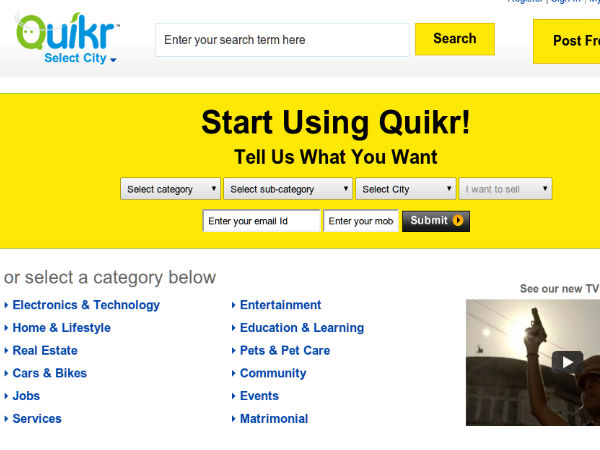 Quikr: