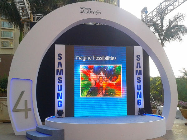 On Location Samsung Galaxy S4 Release Prep at Bangalore in India