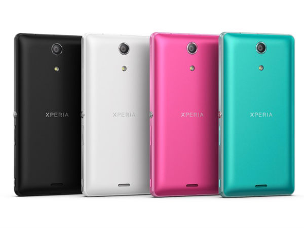 4 Color Options of Xperia ZR 